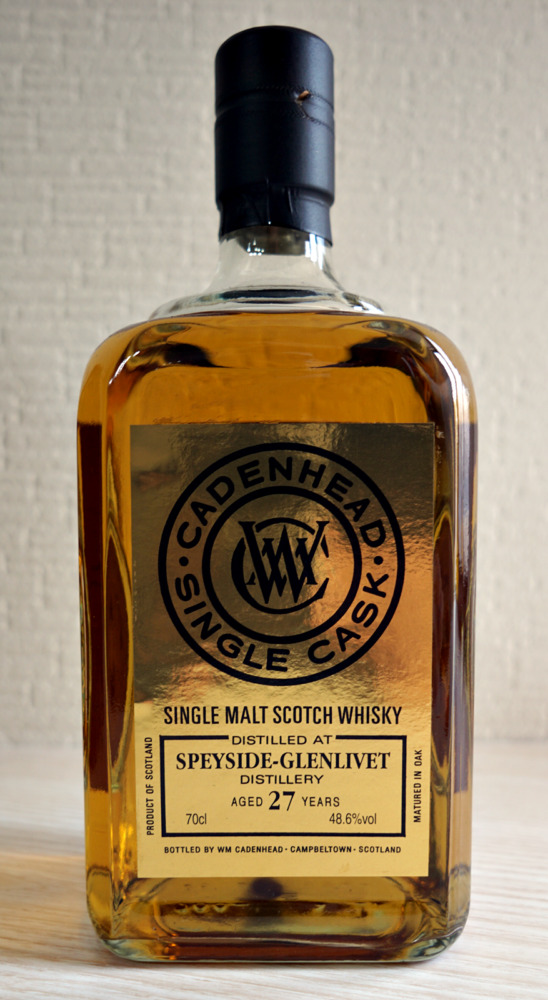 Speyside 27 Year Old Single Cask (Cadenhead Gold Label) - Whisky Nights