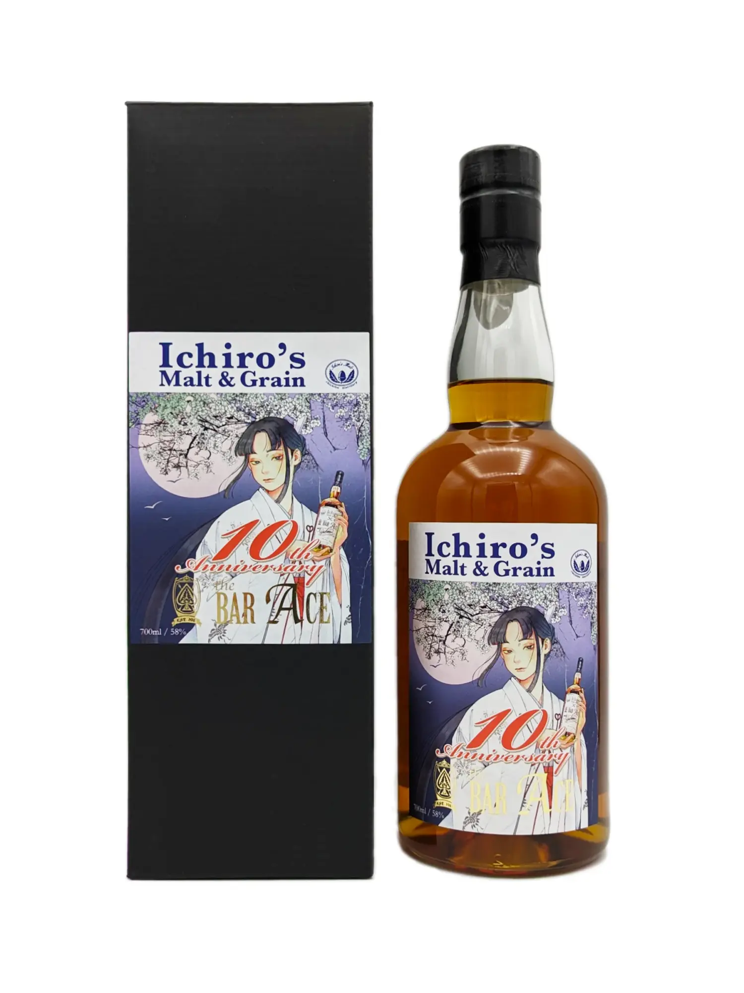Ichiro's Malt and Grain Single Cask No. 12475 Bar Ace 10th Anniversary