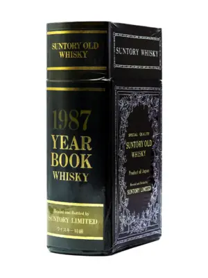 Suntory Old Whisky 1987 Year Book Angled