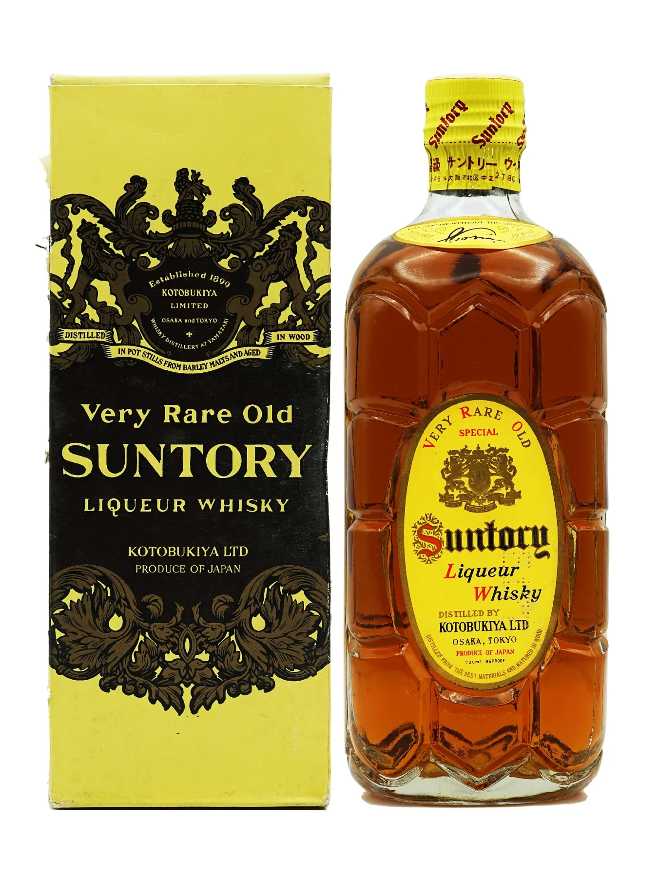 Suntory Kakubin Very Rare Old Liqueur Whisky Kotobukiya (released ...