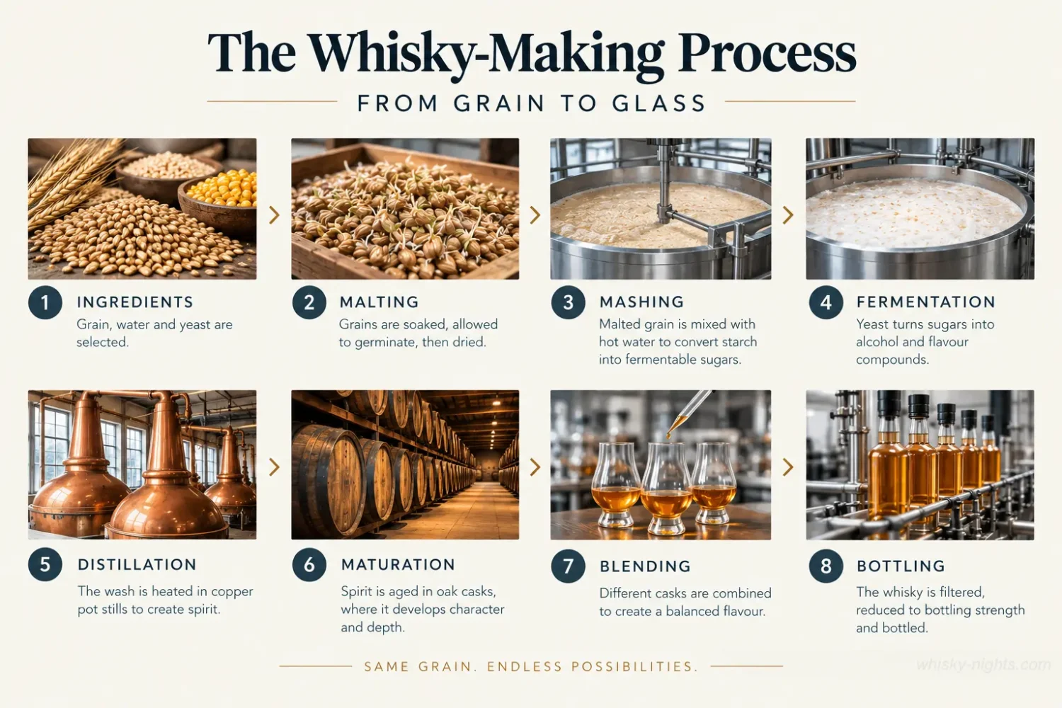 How Whisky Is Made: Shaping Flavour Through Distillation and Cask Maturation
