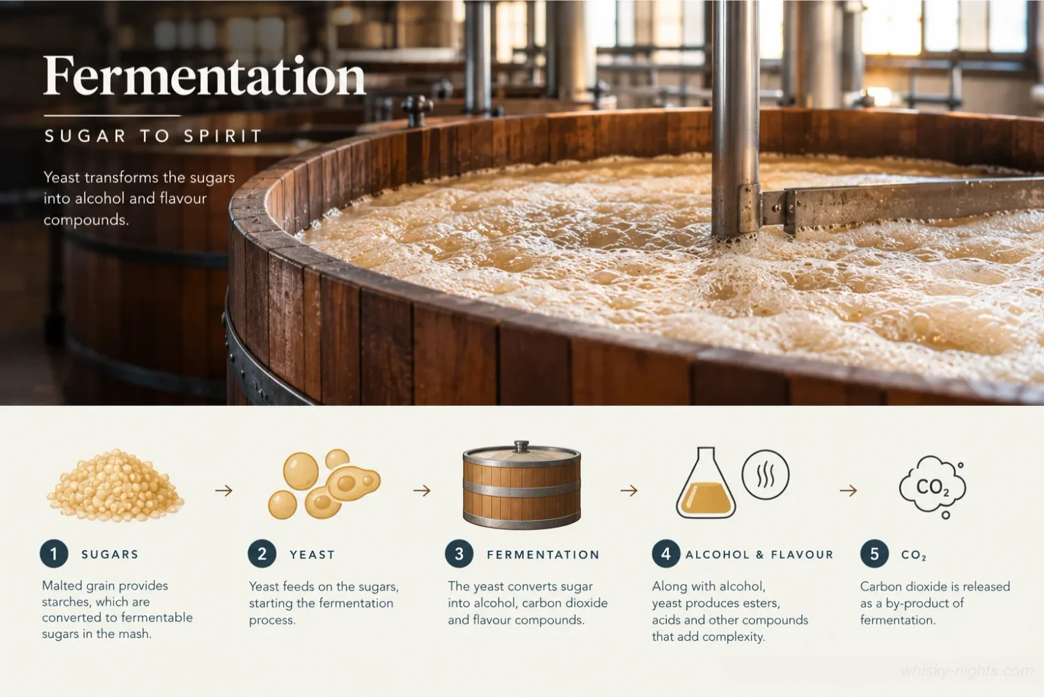 Fermentation: Producing Alcohol and Aromatic Compounds