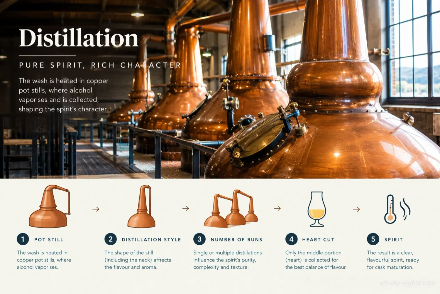 Distillation: Shaping the Spirit's Character