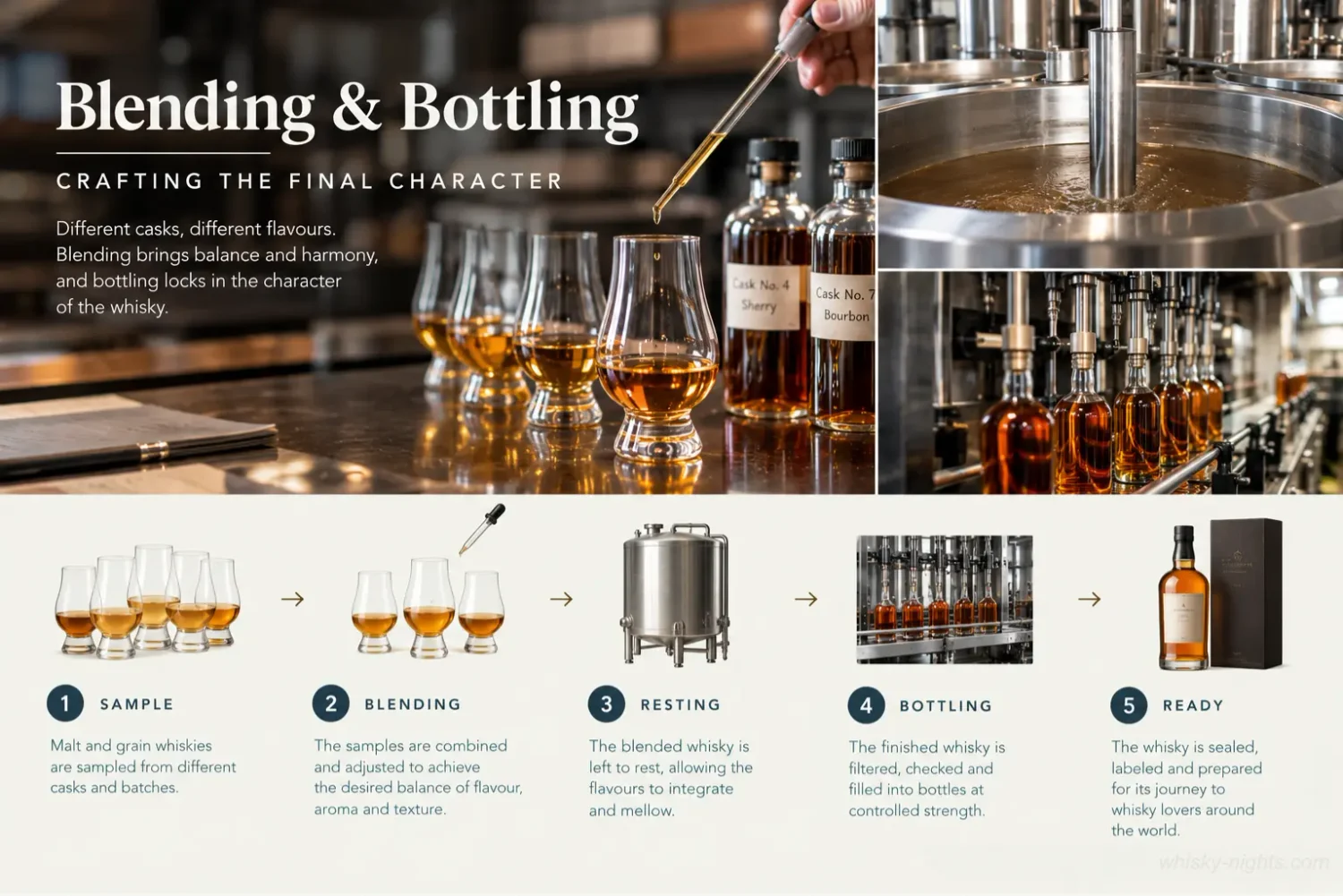 Blending and Bottling: Preparing the Finished Whisky