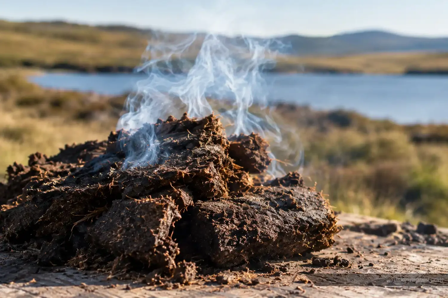 Peat and smoke