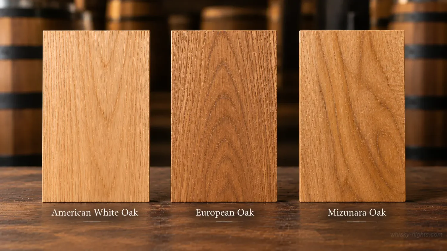 Types of Oak Used for Whisky Casks